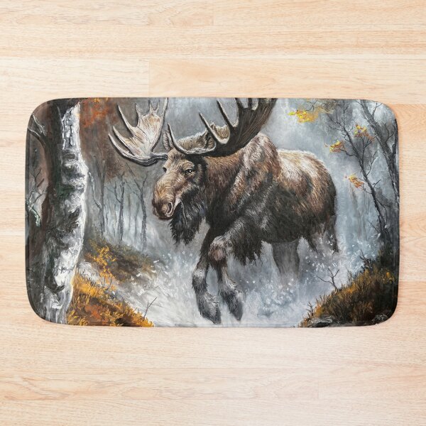 Item preview, Moose in the Forest designed and sold by Daniel Eskridge.