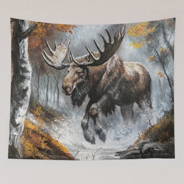 Item preview, Moose in the Forest designed and sold by Daniel Eskridge.