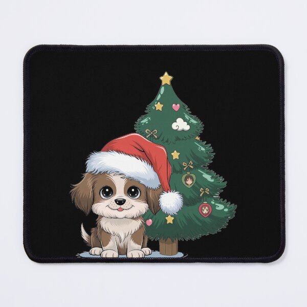 Item preview, Festive Pup Graphics for a Joyful Christmas Celebration designed and sold by WikaKowalczyk.