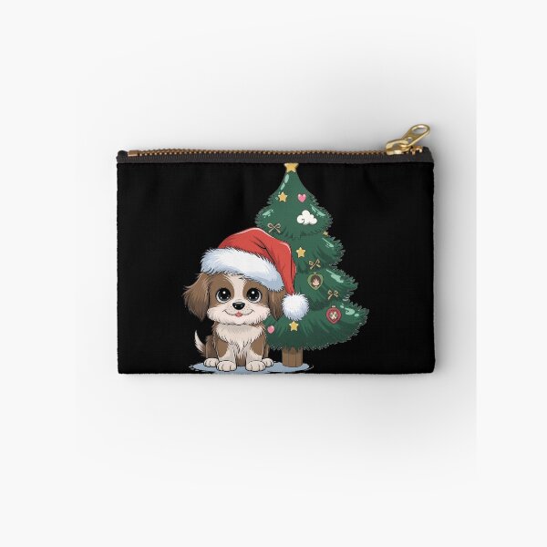 Item preview, Festive Pup Graphics for a Joyful Christmas Celebration designed and sold by WikaKowalczyk.