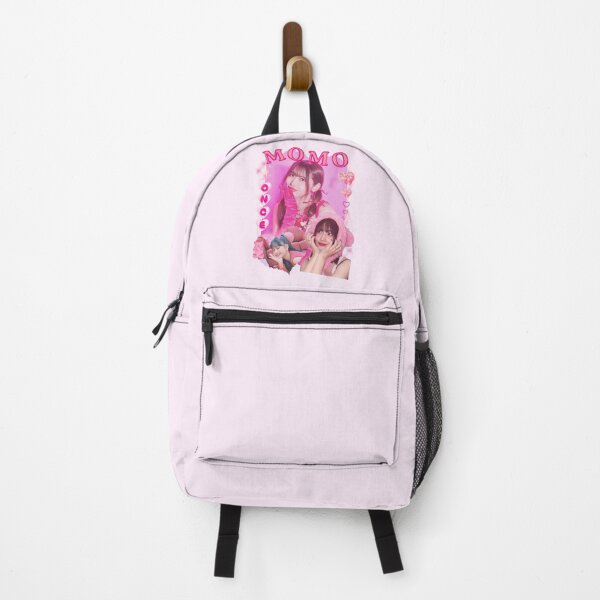 Item preview, TWICE Momo Kpop Girl Group Pink Collage Design With Member Names designed and sold by AJUNICE STUDIO.