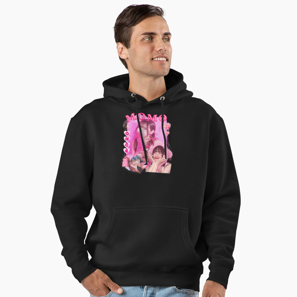 TWICE Momo Kpop Girl Group Pink Collage Design With Member Names