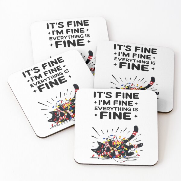 Item preview, Everything is Fine - Funny Quote Design - Gift for pet lover  designed and sold by Colorful-Garden.