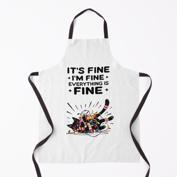 Item preview, Everything is Fine - Funny Quote Design - Gift for pet lover designed and sold by Colorful-Garden.