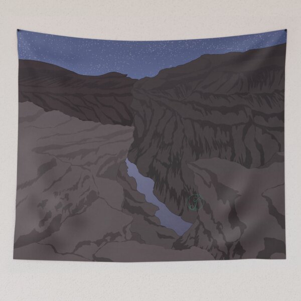 Item preview, Night in the canyon designed and sold by Juditangelo.