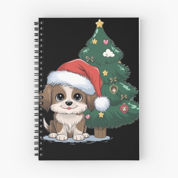 Item preview, Festive Pup Graphics for a Joyful Christmas Celebration designed and sold by WikaKowalczyk.