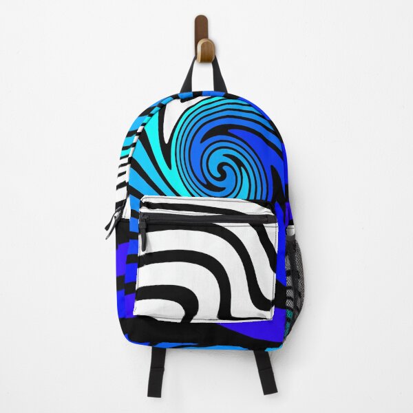 Item preview, comic book op art - blue designed and sold by Fuzzdandy Designs.