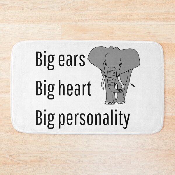 Item preview, Big Ears, Big Heart, Big Personality designed and sold by VasInd.