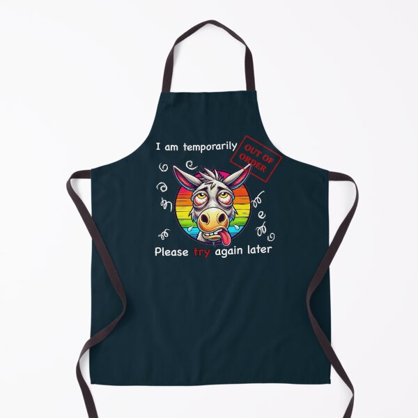 Item preview, Temporarily Out of Order - Funny Donkey Design designed and sold by CreationbyNiki.