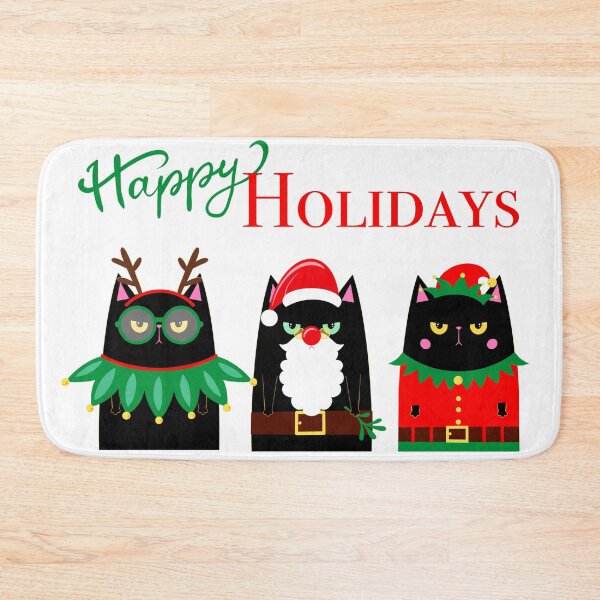 Item preview, xmas cats happy holidays designed and sold by PolinaMirralisa.