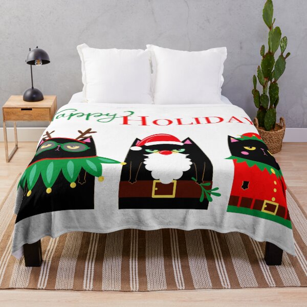 Item preview, xmas cats happy holidays designed and sold by PolinaMirralisa.
