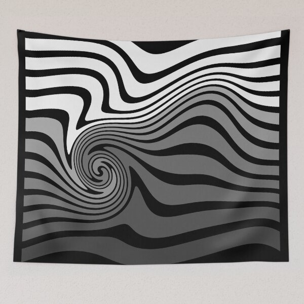 Item preview, comic book op art - grey gray designed and sold by Fuzzdandy Designs.