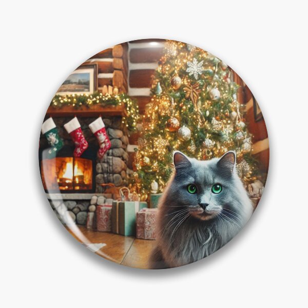 Item preview, Nebelung Poe Christmas designed and sold by Valeria-Freeman.