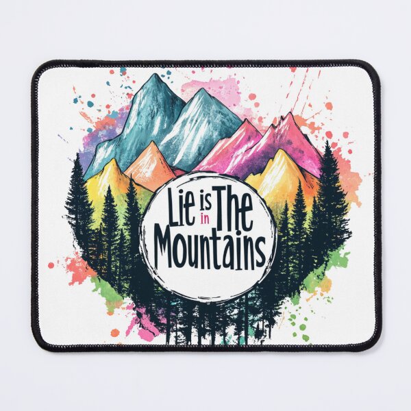 Item preview, Life Is In The Mountains, Mountains T-Shirt designed and sold by NicolasGlowArt.
