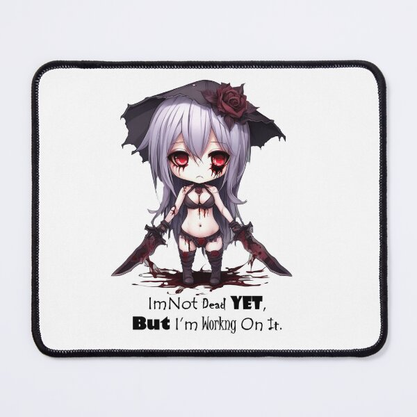 Item preview, I'm not dead yet but I'm working on it Knife girl designed and sold by KnottyToons.