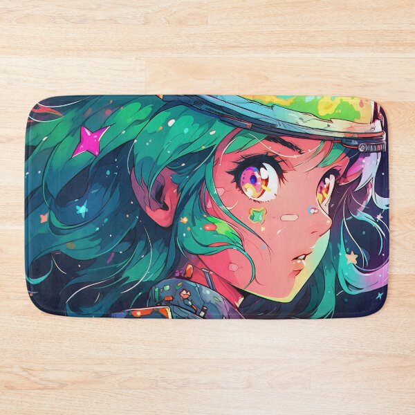 Item preview, Cosmic Space Galaxy Anime Girl designed and sold by bubblegoth.