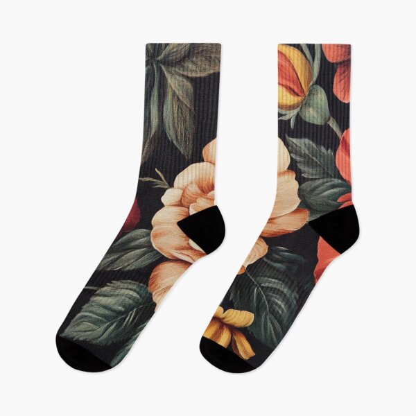 Artikelvorschau, Dunkle Blumen entworfen und verkauft von patternshoprad.