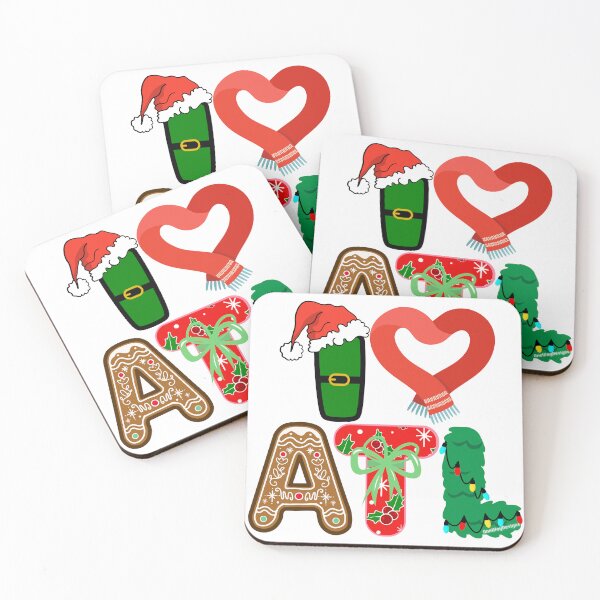 Item preview, I LOVE ATL CHRISTMAS designed and sold by One-Way-Designs.