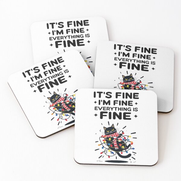Item preview, Everything is Fine - Funny Quote Design - Gift for pet lover  designed and sold by Colorful-Garden.