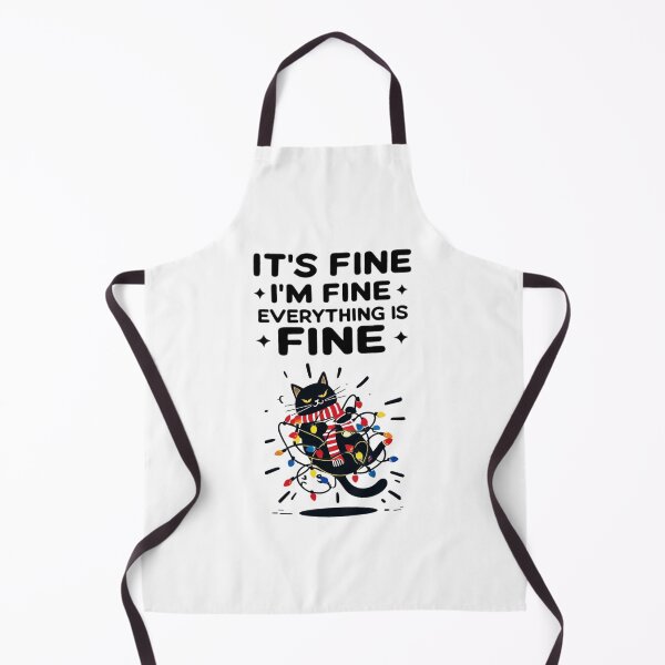 Item preview, Everything is Fine - Funny Quote Design - Gift for pet lover designed and sold by Colorful-Garden.