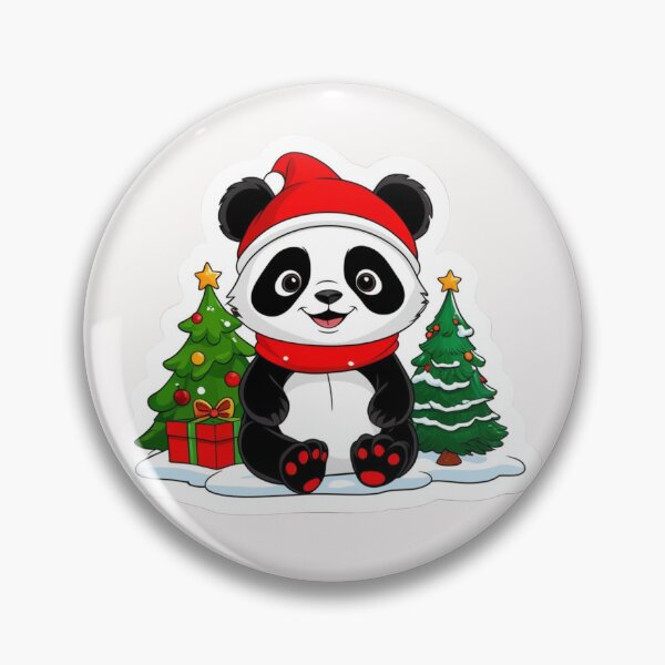 Item preview, Christmas Cartoon Panda designed and sold by Krieghorn.