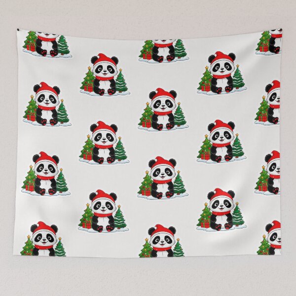 Item preview, Christmas Cartoon Panda designed and sold by Krieghorn.
