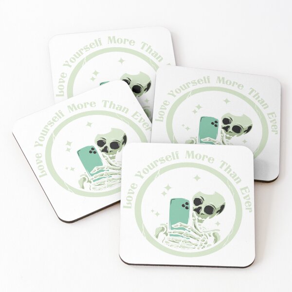 Item preview, Skull take a mirror selfie designed and sold by Erlin Rudho.