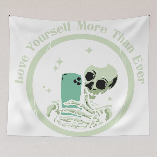 Item preview, Skull take a mirror selfie designed and sold by Erlin Rudho.