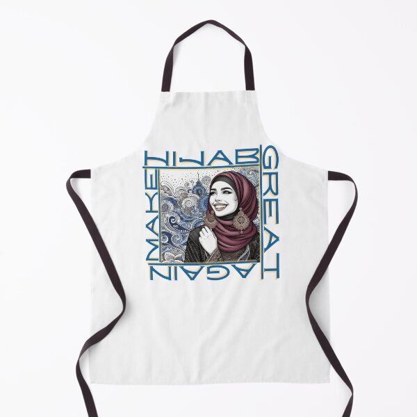 Item preview, Arab girl smiling, make hijab great again (03) designed and sold by W-McSapa.