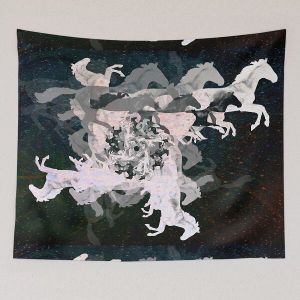 Item preview, Horse in Motion VI designed and sold by MAMA LXXVIII: Art by Marsailhe Milward.