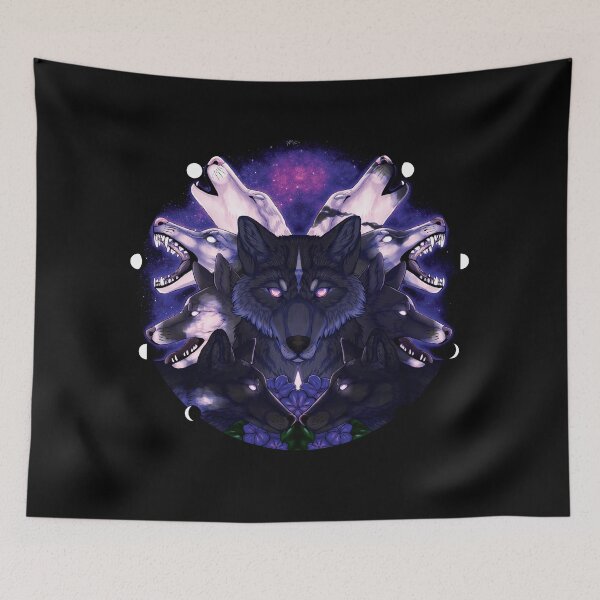 Item preview, Phases of a Wolf Moon designed and sold by catbash.