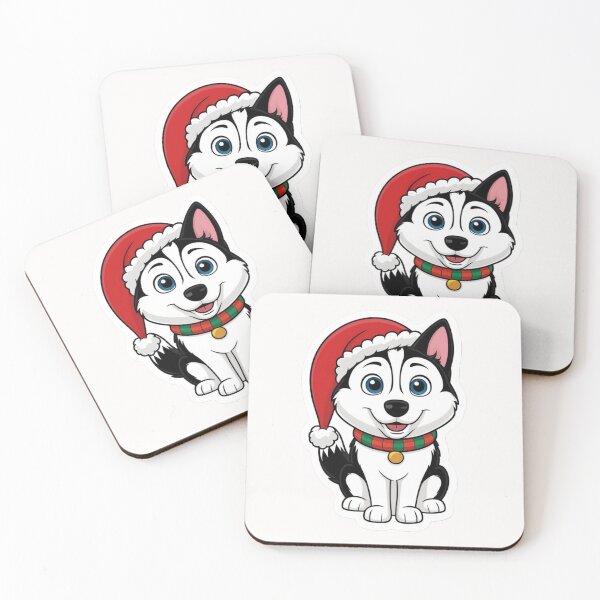 Item preview, Christmas Cartoon Husky designed and sold by Krieghorn.