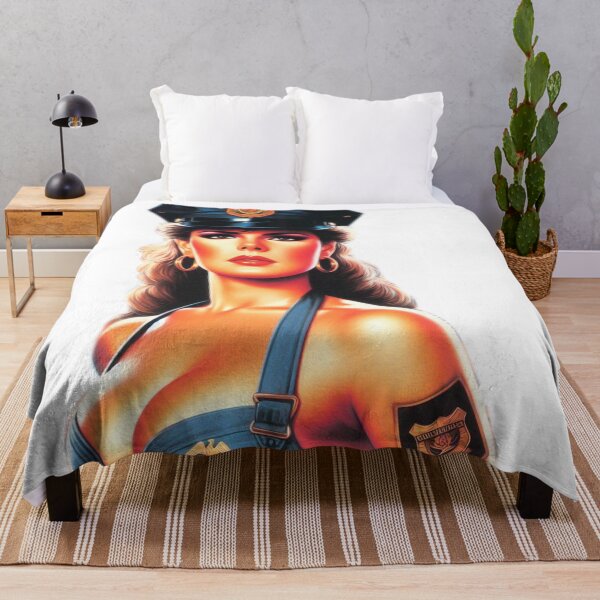 Item preview, Hot Policewoman designed and sold by PulpVintage.