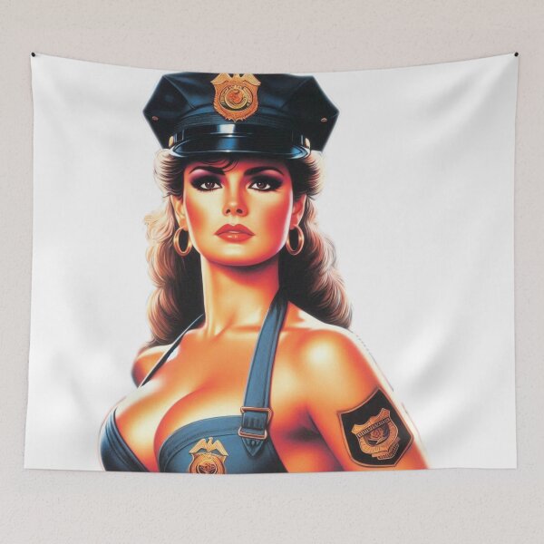 Item preview, Hot Policewoman designed and sold by PulpVintage.