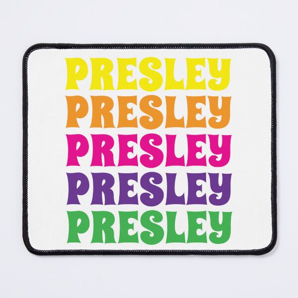 Item preview, Presley Name Girl Colorful designed and sold by Monika Howarth.