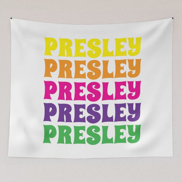 Item preview, Presley Name Girl Colorful designed and sold by Monika Howarth.