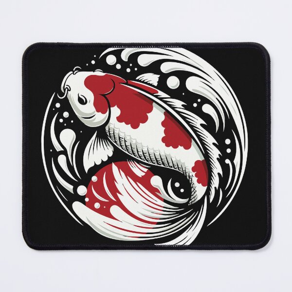 Item preview, Japanese flowing koi fish ( pink koi fish ) designed and sold by Very-Nicely.