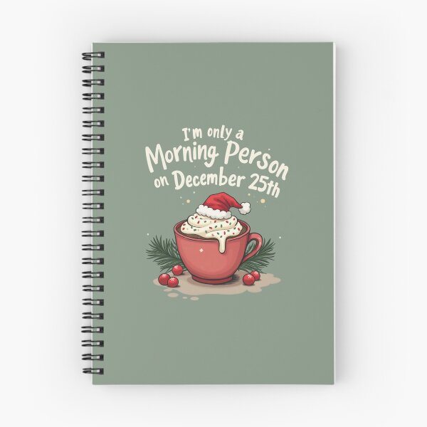 Item preview, I'm only a morning person on December 25th designed and sold by jkrphoto.