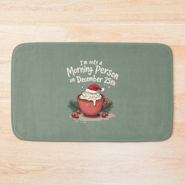 Item preview, I'm only a morning person on December 25th designed and sold by jkrphoto.