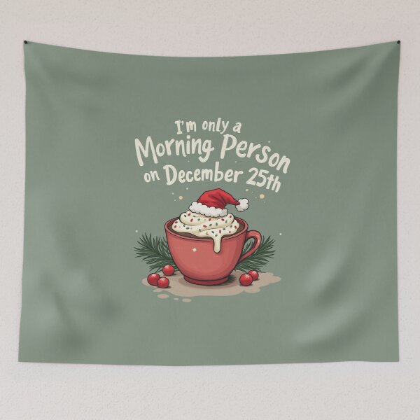 Item preview, I'm only a morning person on December 25th designed and sold by jkrphoto.