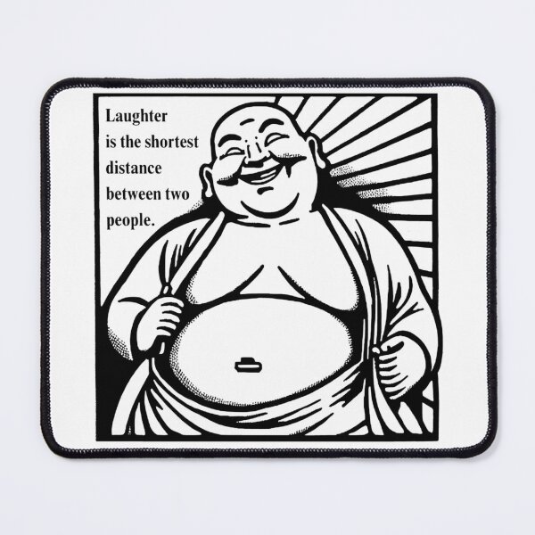 Item preview, Buddha and Laughter Quote designed and sold by Art-by-Rita.