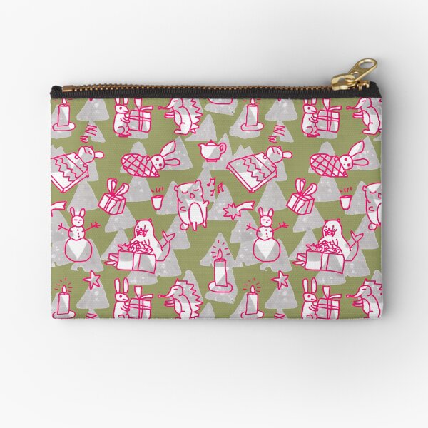 Item preview, Crazy animal exchanging Christmas gifts	 designed and sold by Alessandro Remo Mazzoni Remotextiles.
