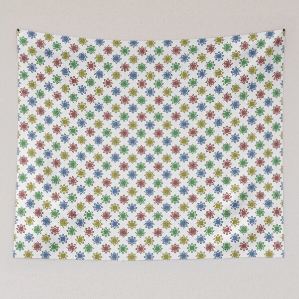 Item preview, Pattern of snowflakes "Inspiration" of different colors designed and sold by Cherevan.