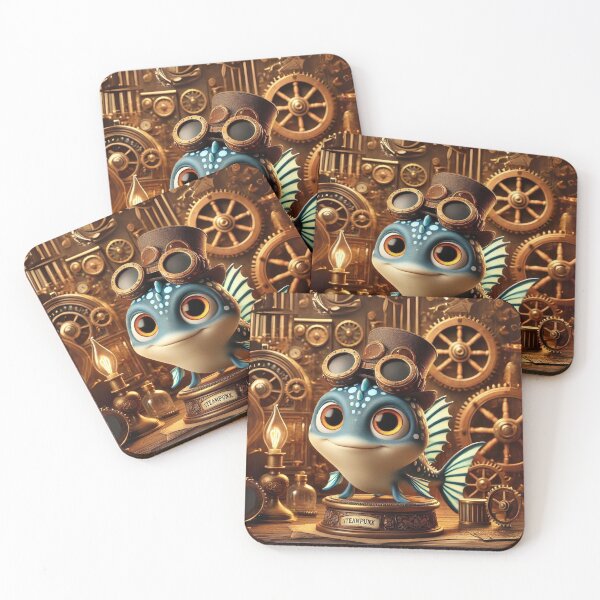 Item preview, Steampunk Ichthyostega designed and sold by Sillytoe.