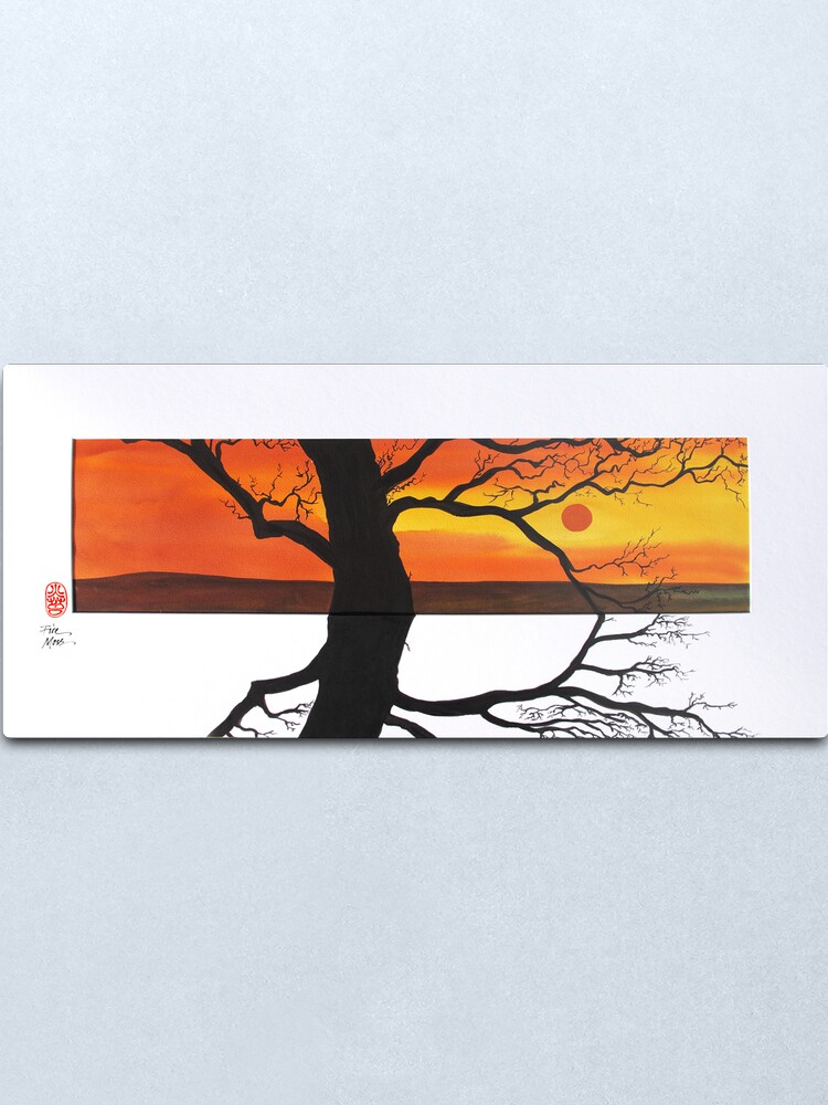 Alternate view of Sunset Shadows Metal Print