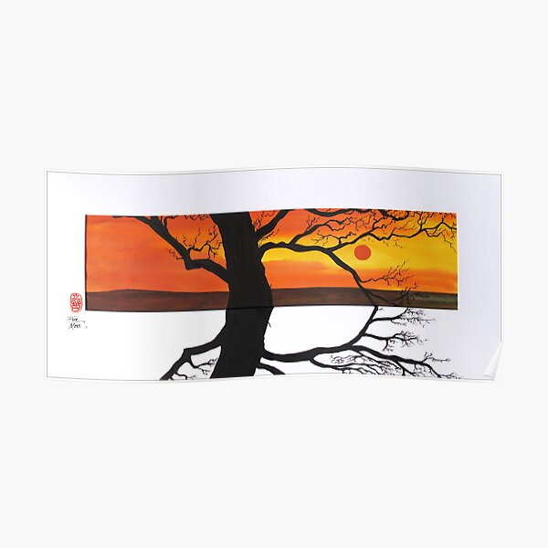 Sunset Shadows Poster