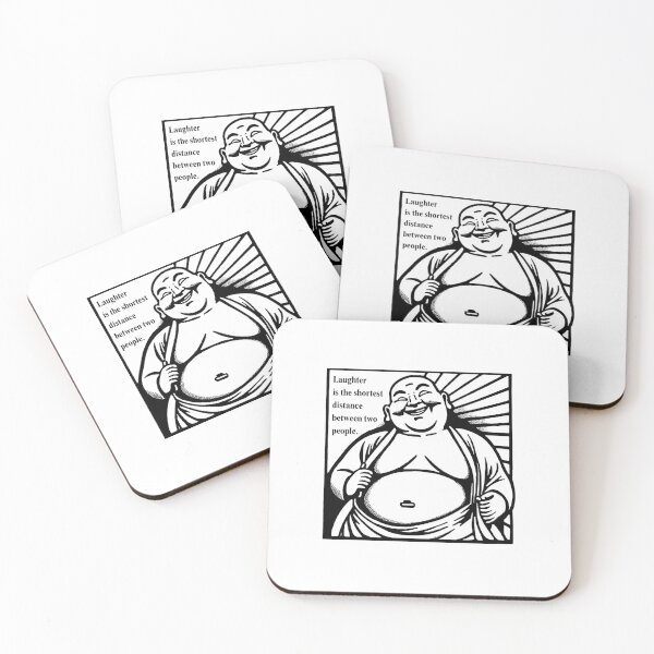 Item preview, Buddha and Laughter Quote designed and sold by Art-by-Rita.