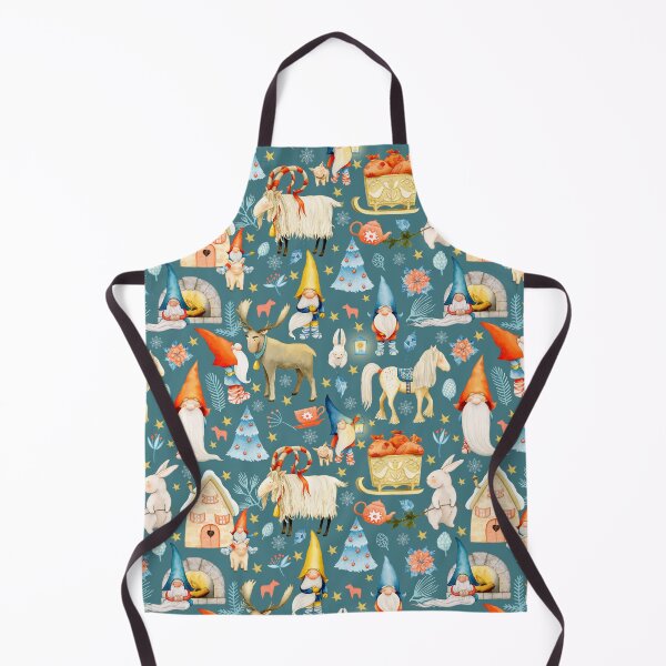 Item preview, Whimsical Nordic Christmas Gnomes with Animals designed and sold by LuciaS.