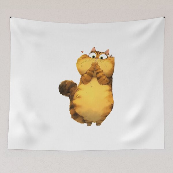 Item preview, funny cat loves designed and sold by Shopster381.