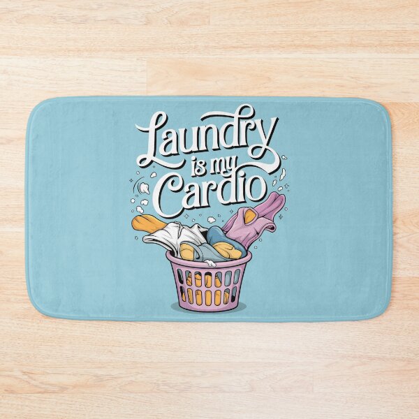 Item preview, Laundry is My Cardio, Funny gifts for laundry worker designed and sold by MikeKart.